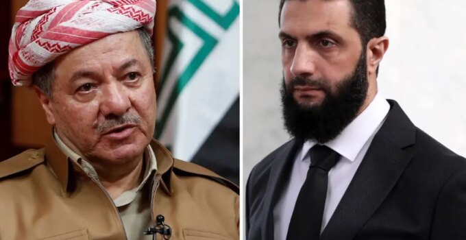 Barzani’den Şara’ya üstü kapalı tehdit: Asla kabul etmeyiz