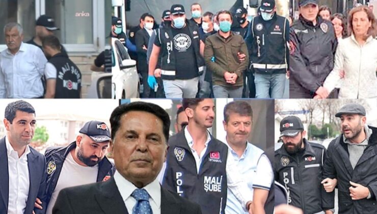 Çete lideri Mercedes’le başkanlar kelepçeyle