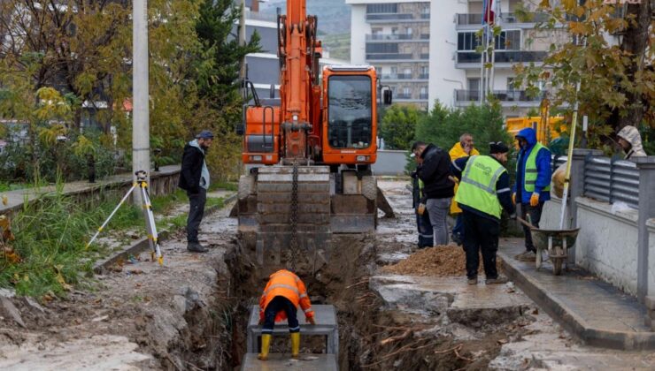 Çiğli Balatçık Mahallesi’nde yağmur suyu sorununa kalıcı çözüm