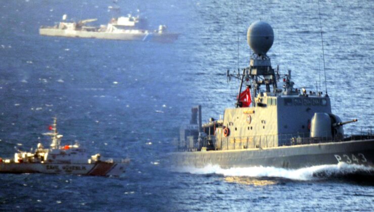 Ege Denizi’nde Türk ve Yunan savaş gemileri karşı karşıya geldi