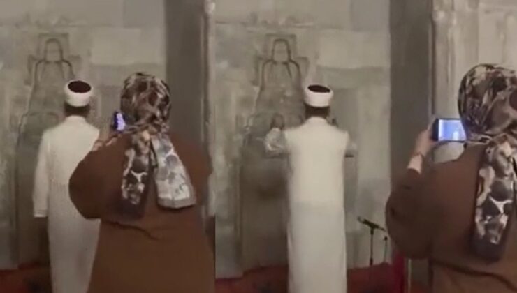 Etkileşim uğruna bunu da yaptılar! Camideki bu görüntülere tepki yağıyor