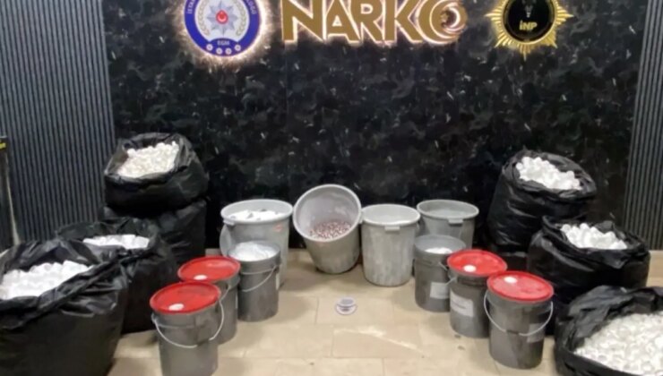 İstanbul’da 591 bin 250 adet sentetik ecza hapı ele geçirildi