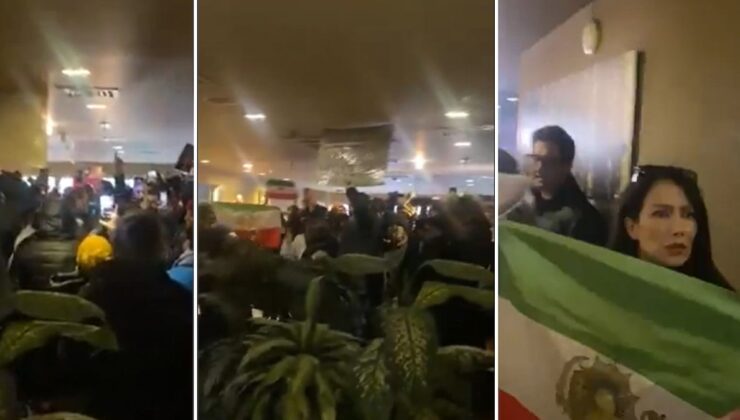 İstanbul’da İran Konsolosluğu yakınında gerilim: İki grup karşı karşıya geldi