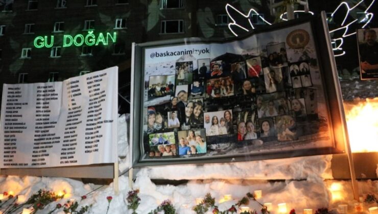 Kartalkaya’da yangın faciasında yaşamını yitirenler anıldı