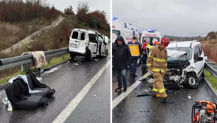 Katliam gibi kazada koltuk dahi yerinden uçtu: 1 ölü, 10 yaralı