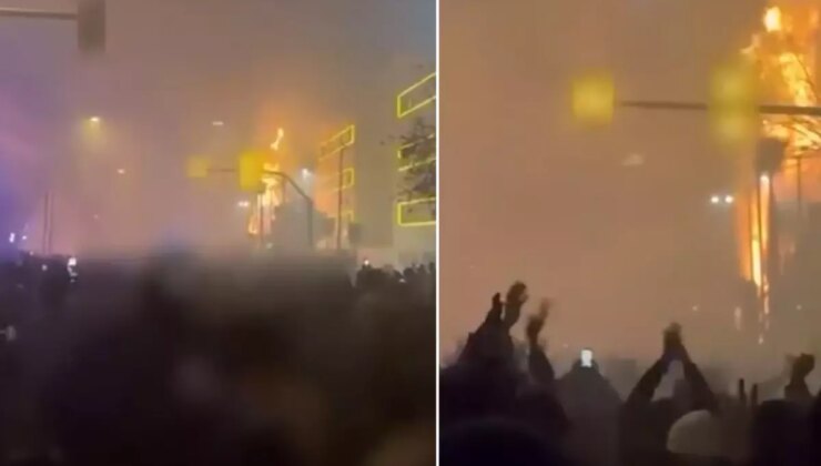 Komşu yanıyor! Bu kez hükümet binasını ateşe verdiler