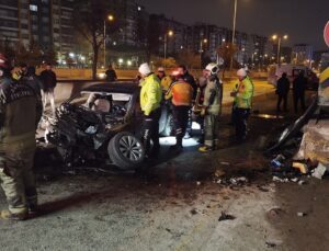 Kontrolden çıkan araçta can pazarı: 1 ölü, 2 yaralı