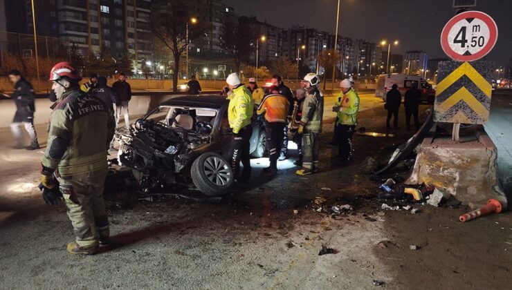 Kontrolden çıkan araçta can pazarı: 1 ölü, 2 yaralı