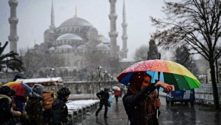 Okullar tatil, seferler iptal! İstanbul’da beklenen kar yağışı başladı!