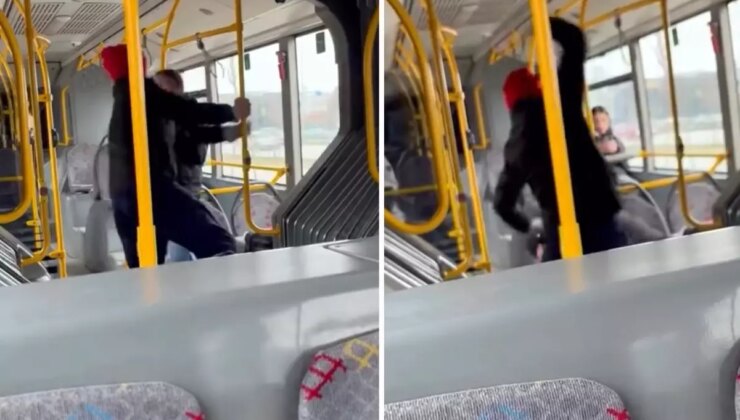 Otobüste yer tartışmasında yolcuyu darbedip, “Komutanımı çağırın” dedi