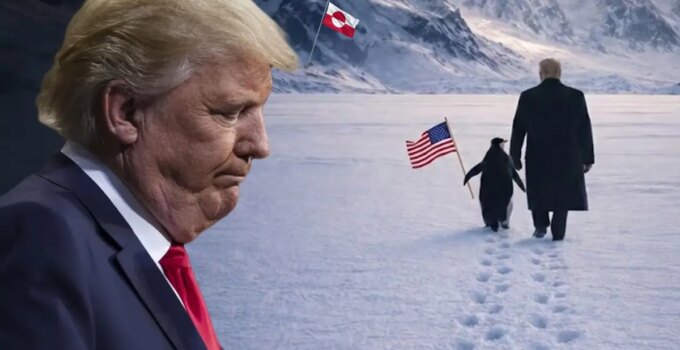 Trump “Grönland” mesajı vermeye çalıştı ancak alay konusu oldu