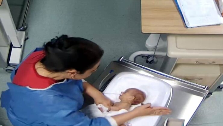 5 günlük bebeği sakat bırakan hemşirenin bir bebeği daha dövdüğü görüntüler ortaya çıktı