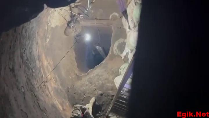 Hatay’da define aramak için 40 metrelik kuyu kazdı