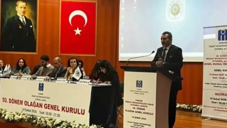 İnşaat Mühendisleri Odası İstanbul Şube’de 42 yıl sonra değişim