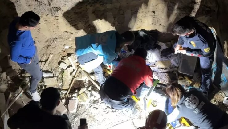 Tuvalet ihtiyacını gidermek için girdiği inşaatta kabusu yaşadı! Ekipler seferber oldu