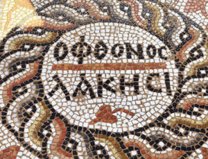 Antik kentte şaşırtan mozaik: Kıskanan çatlasın