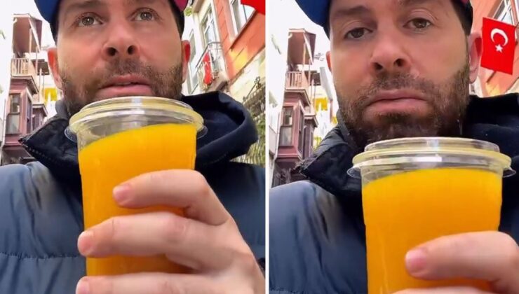 Bir bardak portakal suyuna, servet ödedi