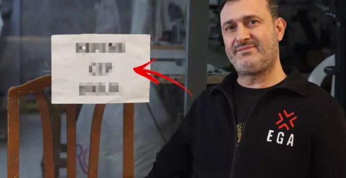 Cimrilere inat yazıyı kaldırmıyor, gören bir daha bakıyor