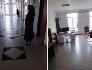 Devlet dairesinde skandal: Vatandaş o anları kayda alıp paylaştı