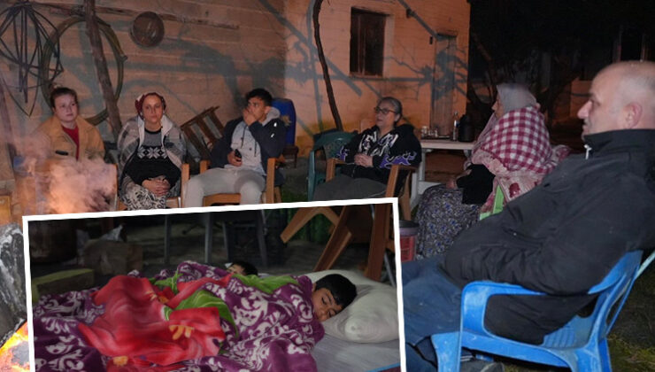 Dünkü depremin merkez üssüydü: Vatandaşlar geceyi dışarıda geçirdi
