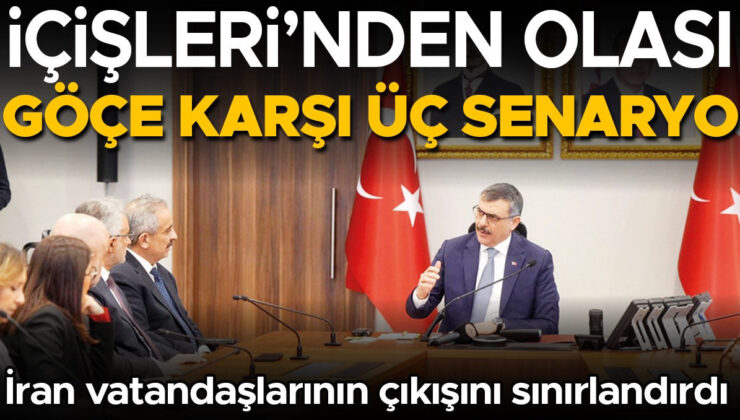 İçişleri’nden olası göçe karşı üç senaryo