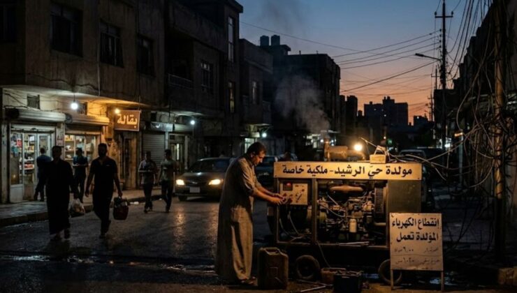 Irak, elektrik sisteminin tamamen çökmesi nedeniyle karanlıkta kaldı
