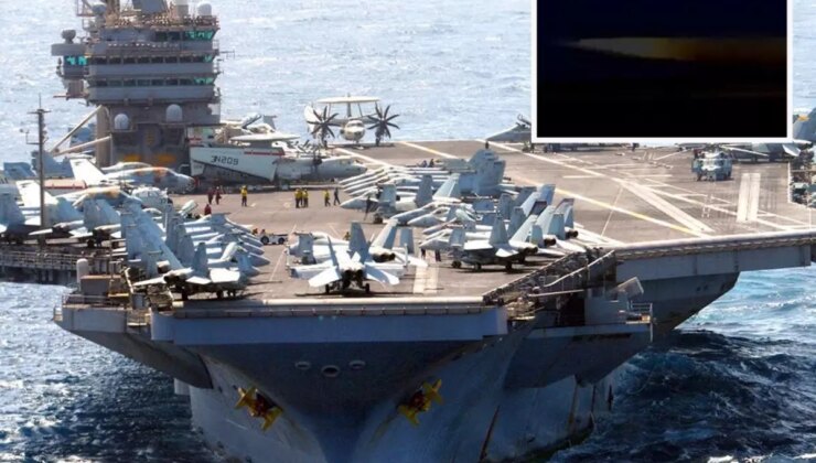 İran, Abraham Lincoln’e füze fırlattı