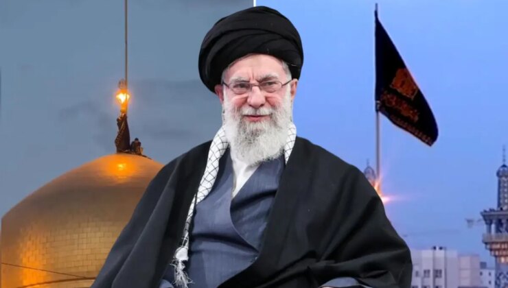 İran’da Hamaney’in ölümü sonrası İmam Rıza Türbesi’ne “siyah sancak” çekildi