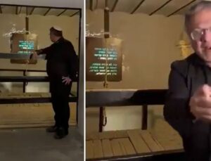 İsrailli Bakandan idam platformu önünde skandal mesaj