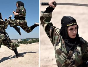 Kadın ninjalar, İsrail askerlerini bekliyor