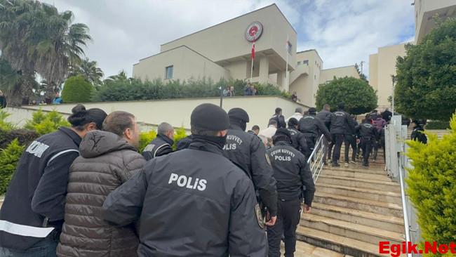 Marmaris’teki ‘rüşvet’ operasyonunun şüphelileri adliyeye sevk edildi