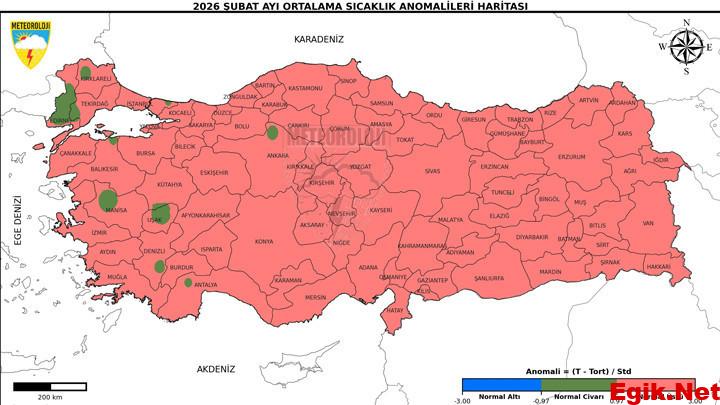 Meteoroloji raporunu açıkladı: Son 56 yılın en sıcak 3’üncü şubat ayı yaşandı