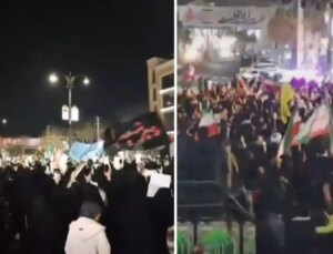 Tahran’da binlerce kişi sokaklara indi