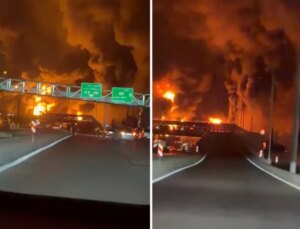 Tahran’dan gelen görüntüler korkunç