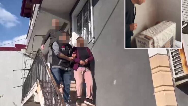 26 yıl hapis cezasıyla aranan firari hükümlü, şifonyerin ardındaki gizli bölmede yakalandı