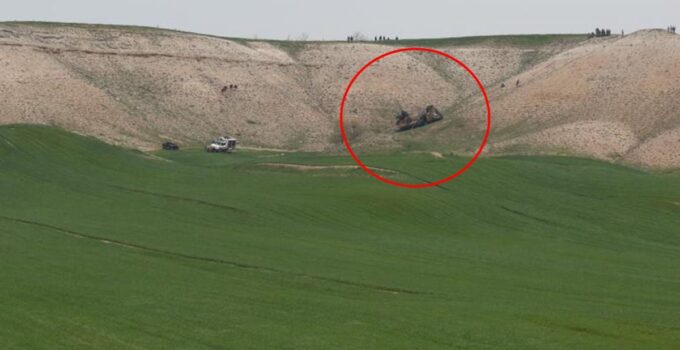 Ankara’da düşen helikopterden ilk görüntü