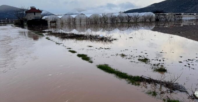 Antalya’da sağanak; dereler taştı, tarım alanları su altında kaldı
