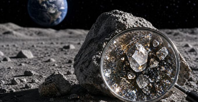 Ay’da yeni keşif! Çinli bilim insanları 2 yeni mineral buldu