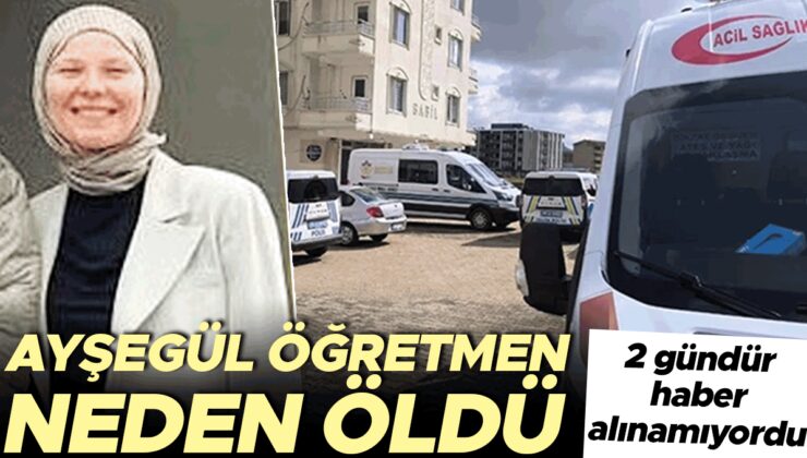 Ayşegül öğretmen ölü bulundu