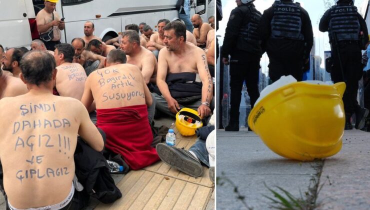 Bağımsız Maden İş, açlık grevi yapan 110 madencinin gözaltına alındığını açıkladı