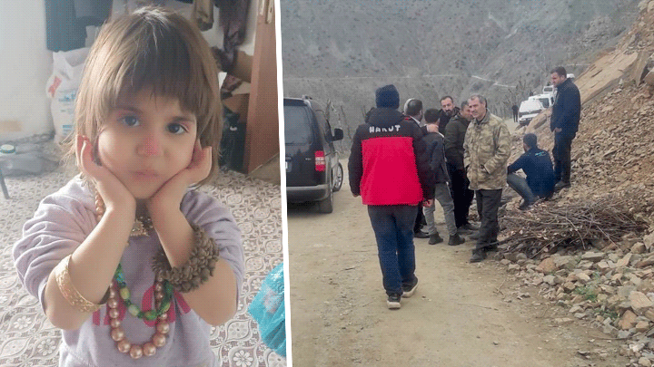 Bitlis’te kayıp 5 yaşındaki Rabia Ilgaz her yerde aranıyor