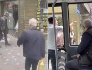 Bursa’da trafikte dehşet! Baltayla otobüs şoförünün üzerine yürüdü