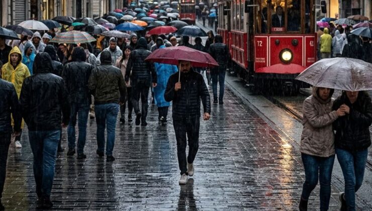 İstanbul’da bugün akşamdan itibaren kuvvetli yağış bekleniyor
