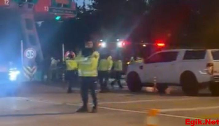 İzmir’de feci kaza: Sürücü yanan araçta hayatını kaybetti