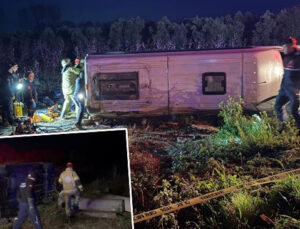 İznik’te feci kaza: 1 ölü, 12 yaralı