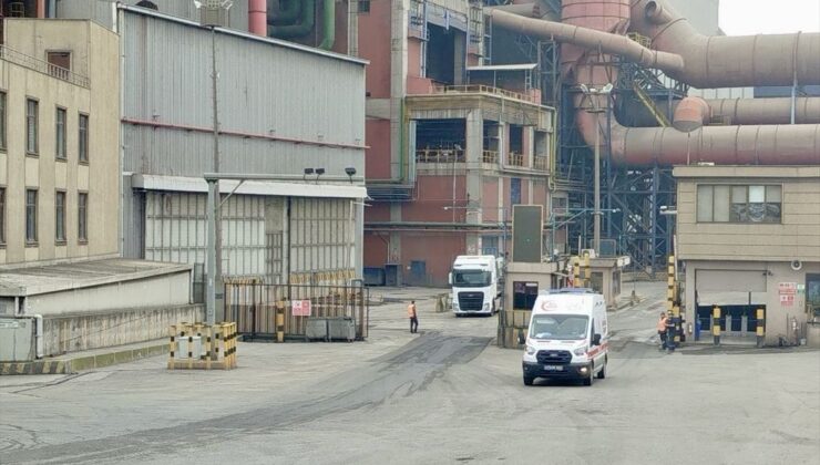 Kocaeli’de fabrikada yüksekten düşen 4 işçi yaralandı