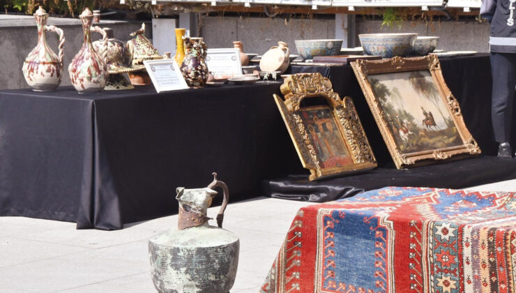 Paha biçilemez eserler ele geçirildi