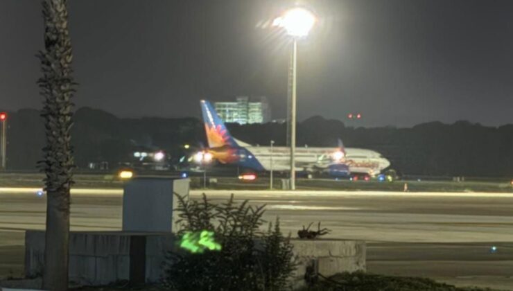 Pilot istifra etti, uçak Antalya Havalimanı’na acil iniş yaptı