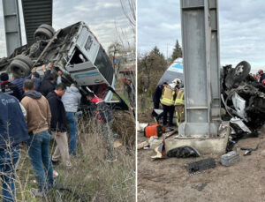 Son dakika… Ankara’da feci kaza! Özel halk otobüsü üst geçidin ayağına çarptı: 5 can kaybı