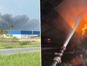 Son dakika… Geri dönüşüm fabrikasında yangın: Ekipler müdahale ediyor! Patlama sesleri de duyuldu